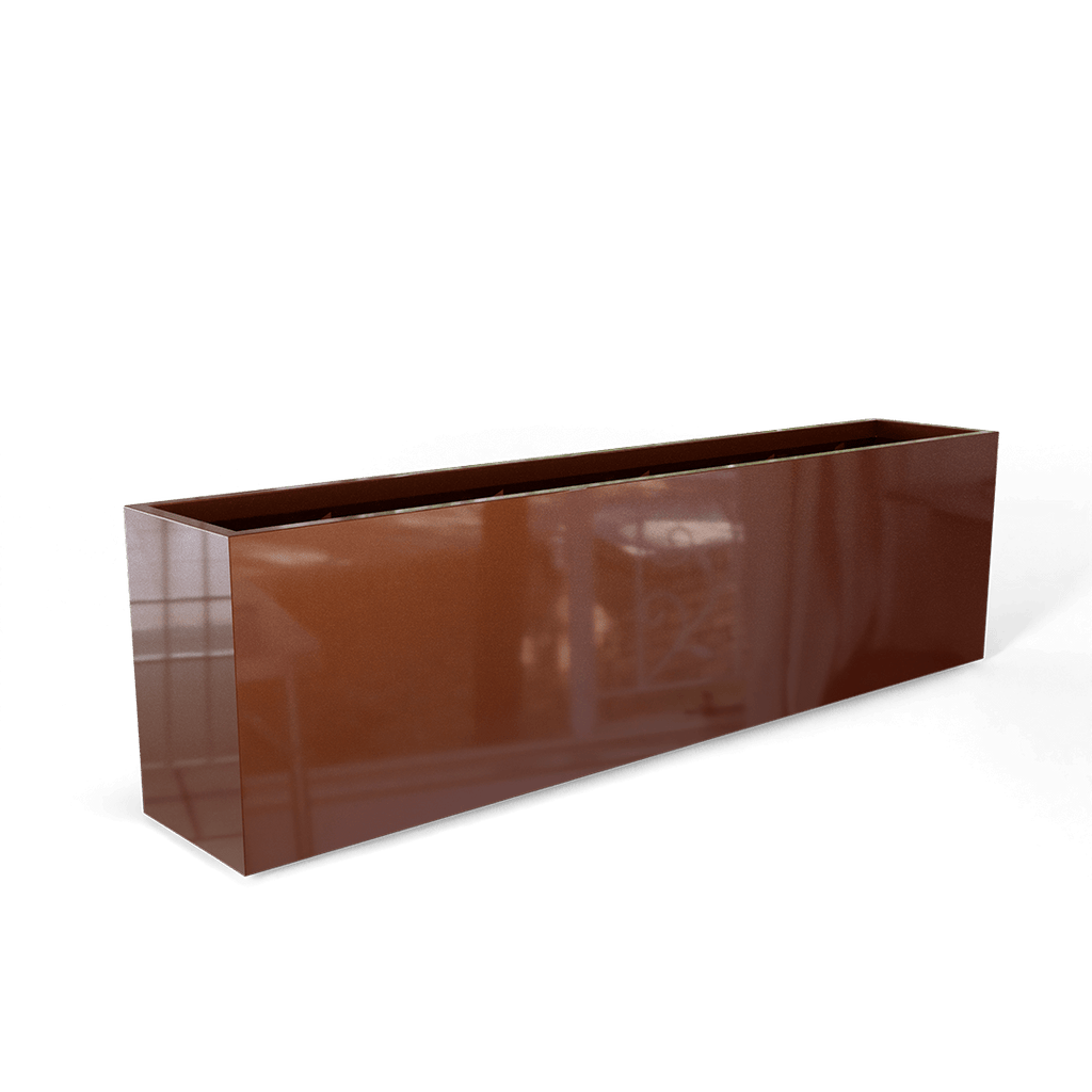 long planters boxes Buy the Hudson Extra Long Rectangular Planter by Jay Scotts – Planters Etc