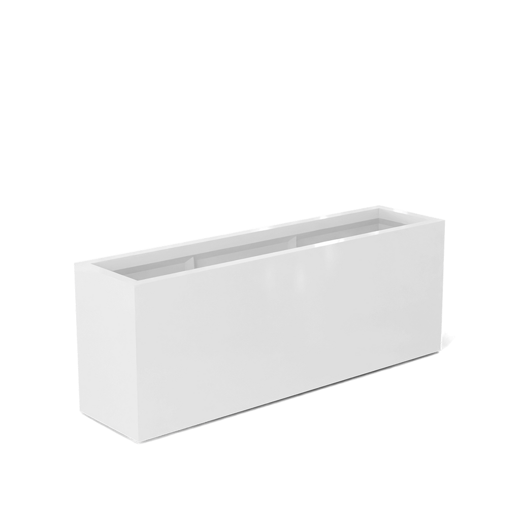 white rectangular planter pots Buy the Miami Rectangular Planter by Jay Scotts – Planters Etc