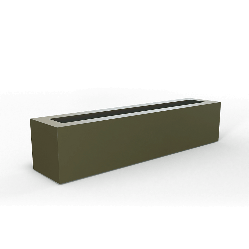 narrow planter pots Salon Narrow Low Rectangular Planter by Jay Scotts – Planters Etc