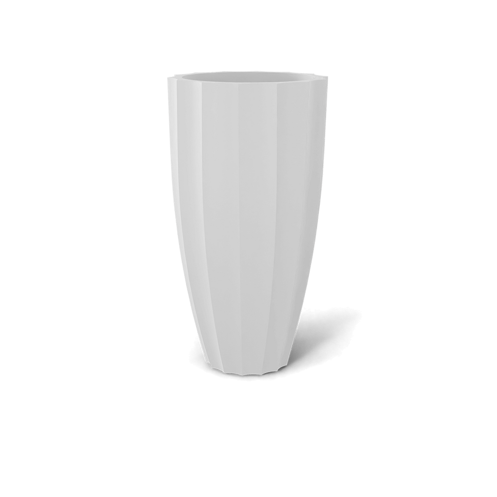 plant pots san jose San Jose Tall Fluted Round Planter by Jay Scotts – Planters Etc