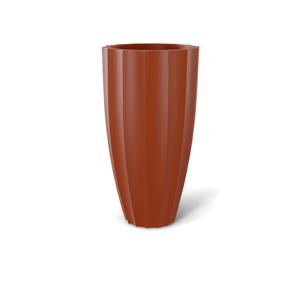 plant pots san jose San Jose Tall Fluted Round Planter by Jay Scotts – Planters Etc