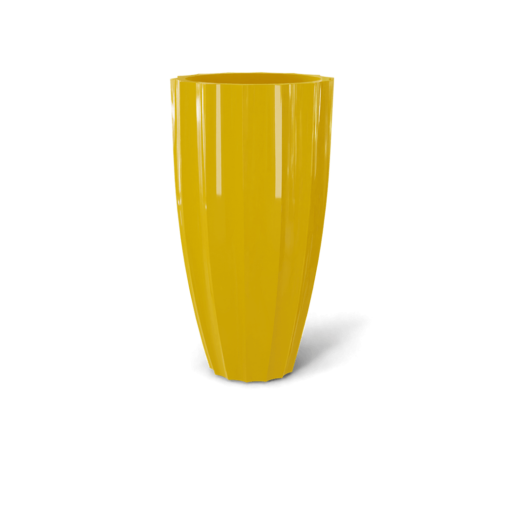 plant pots san jose San Jose Tall Fluted Round Planter by Jay Scotts – Planters Etc