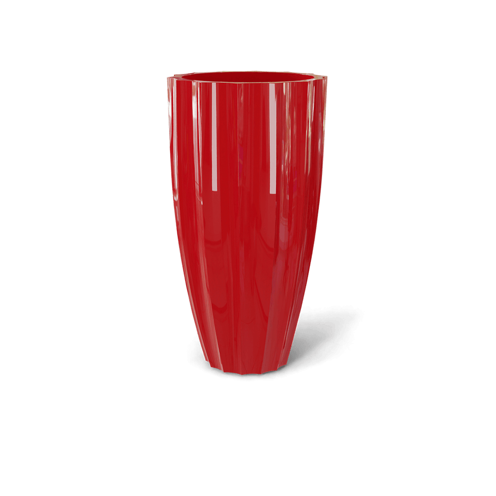plant pots san jose San Jose Tall Fluted Round Planter by Jay Scotts – Planters Etc