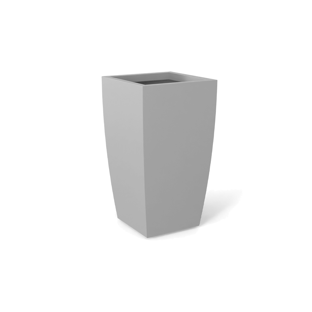 Jardinera cuadrada alta y cónica moderna Toulan de Jay Scotts – Planters Etc, image size:1080x1080