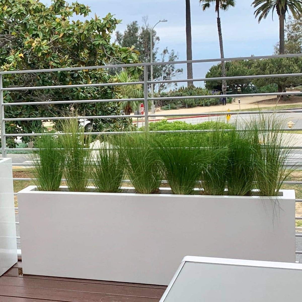 palm tree planter box Buy the Miami Rectangular Planter by Jay Scotts – Planters Etc