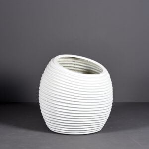 Spiral Modern Globe Planter