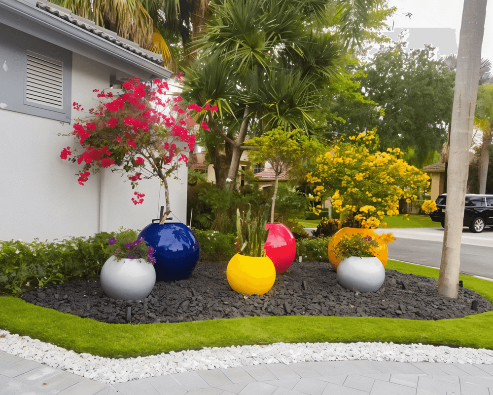Vibrant and Playful Planters