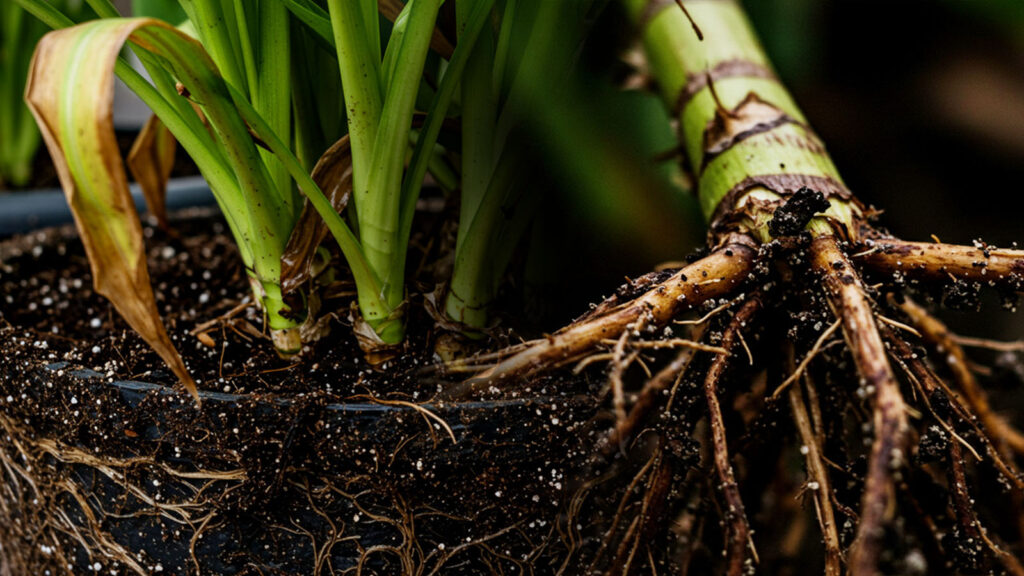 Root rot Overwatering