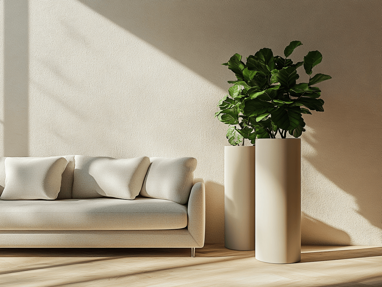 Optimizing Small Spaces With Feng Shui: Plant & Planter Strategies 1 Compact living space with feng shui plants