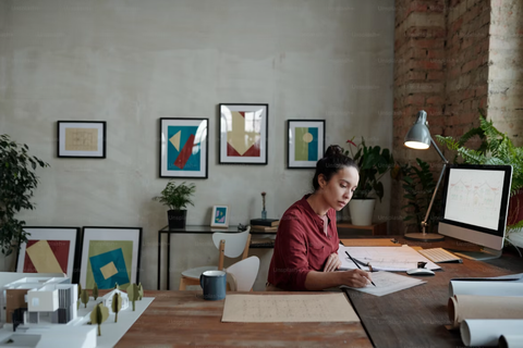 Office Plants Boosting Creativity